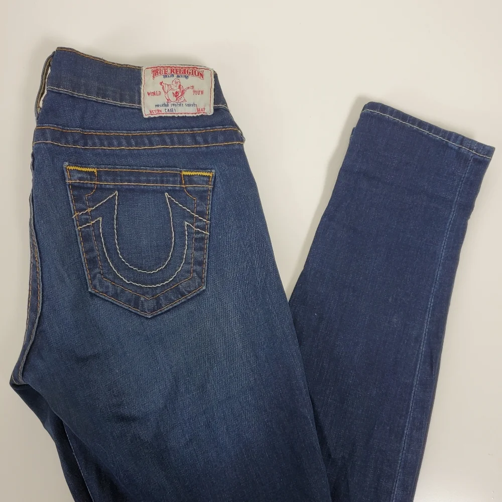 True Religion Casey jeggings size 25